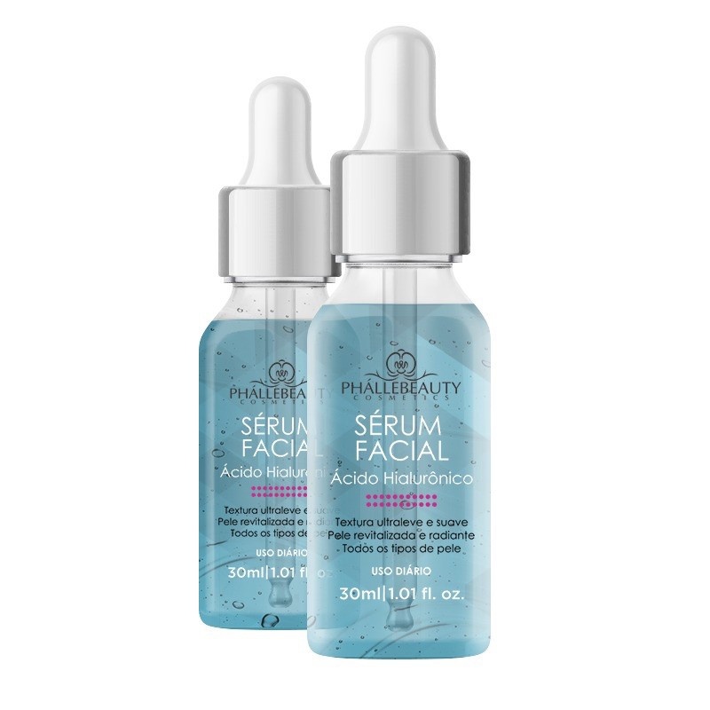 Sérum Ácido Hialurônico PhálleBeauty: Hidratação Profunda