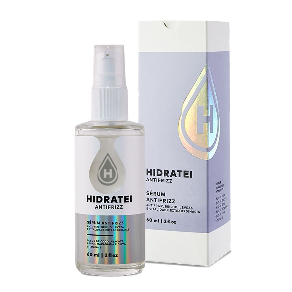 Sérum Antifrizz Hidratei: Cabelos Lisos e Radiantes