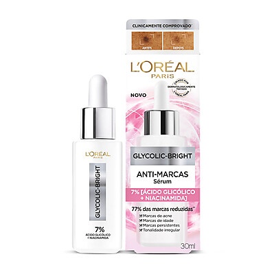 Sérum Glycolic Bright L'Oréal: Elimine Marcas!