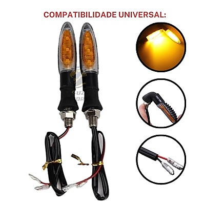 Seta Led Moto Esportiva: Segurança e Estilo!