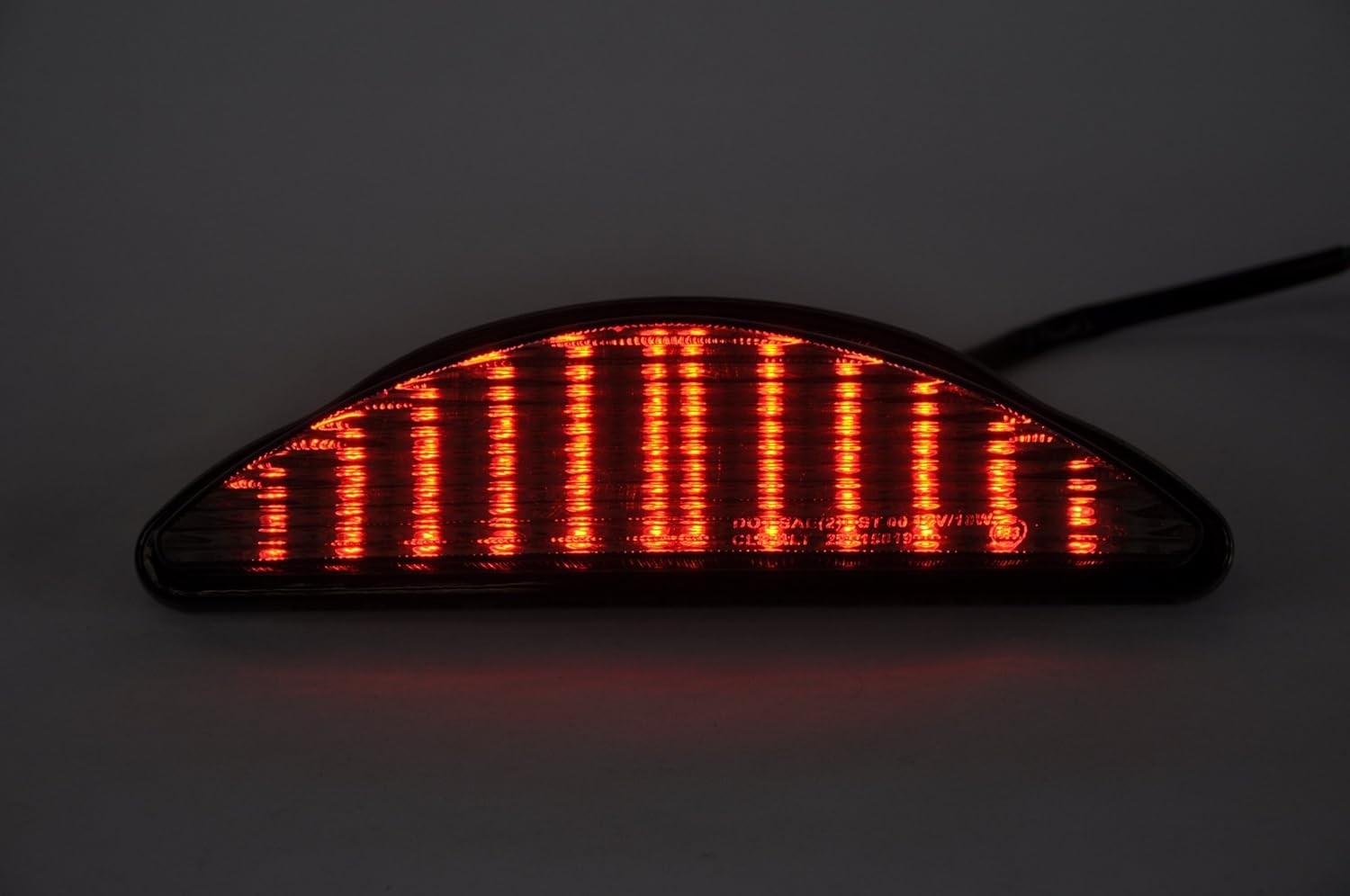 Lanterna Traseira LED Fumê com Setas Integradas para Yamaha Raider 2008-2010 - Upgrade Topzone