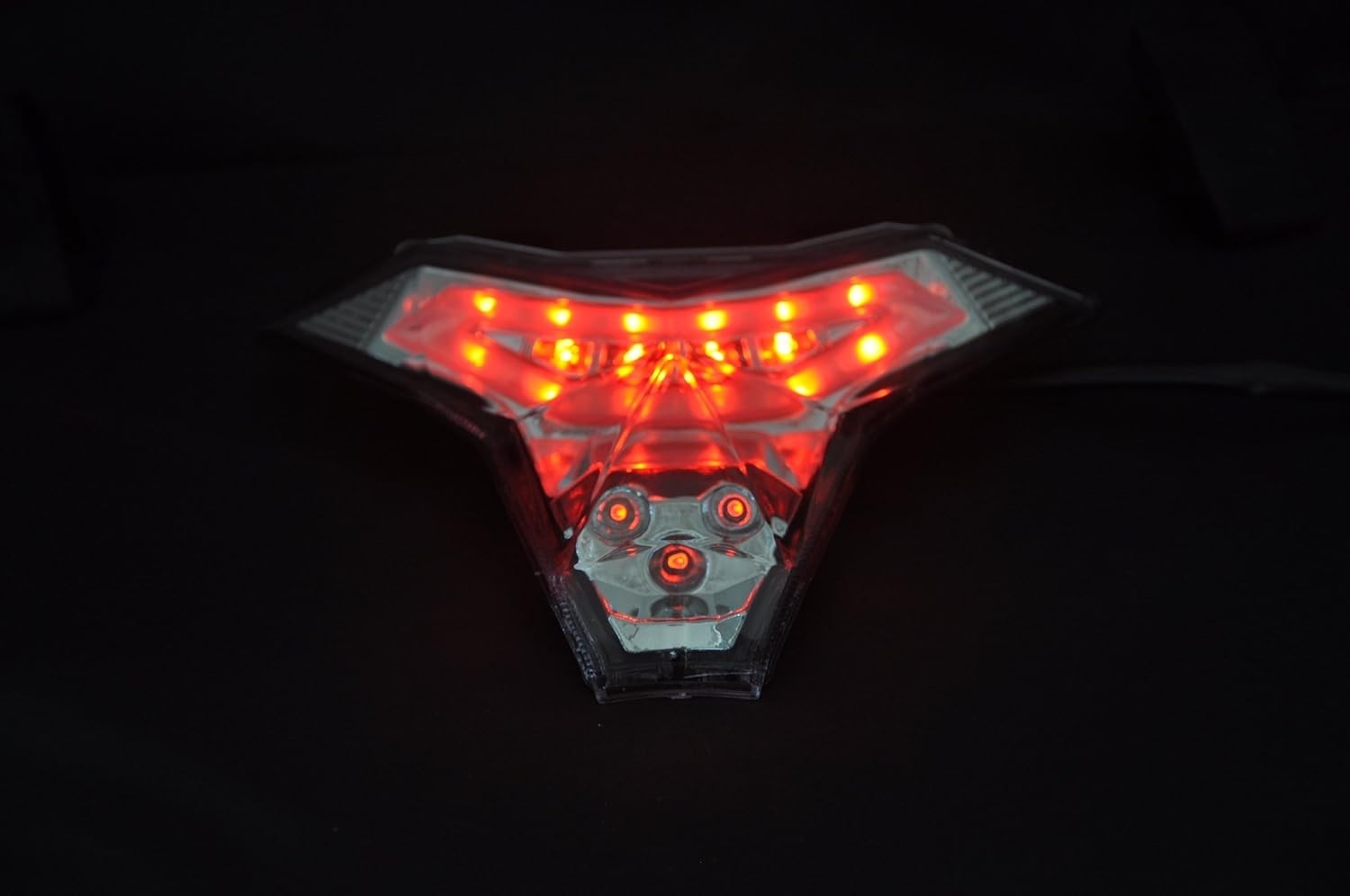 Luz Traseira LED Fumê com Setas Integradas para Kawasaki Z1000 (14-16) e ZX10R (16)