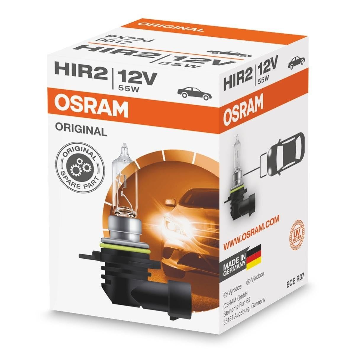 Lâmpada Farol HIR2 9012 Standard 12V - Qualidade OEM para Seu Veículo