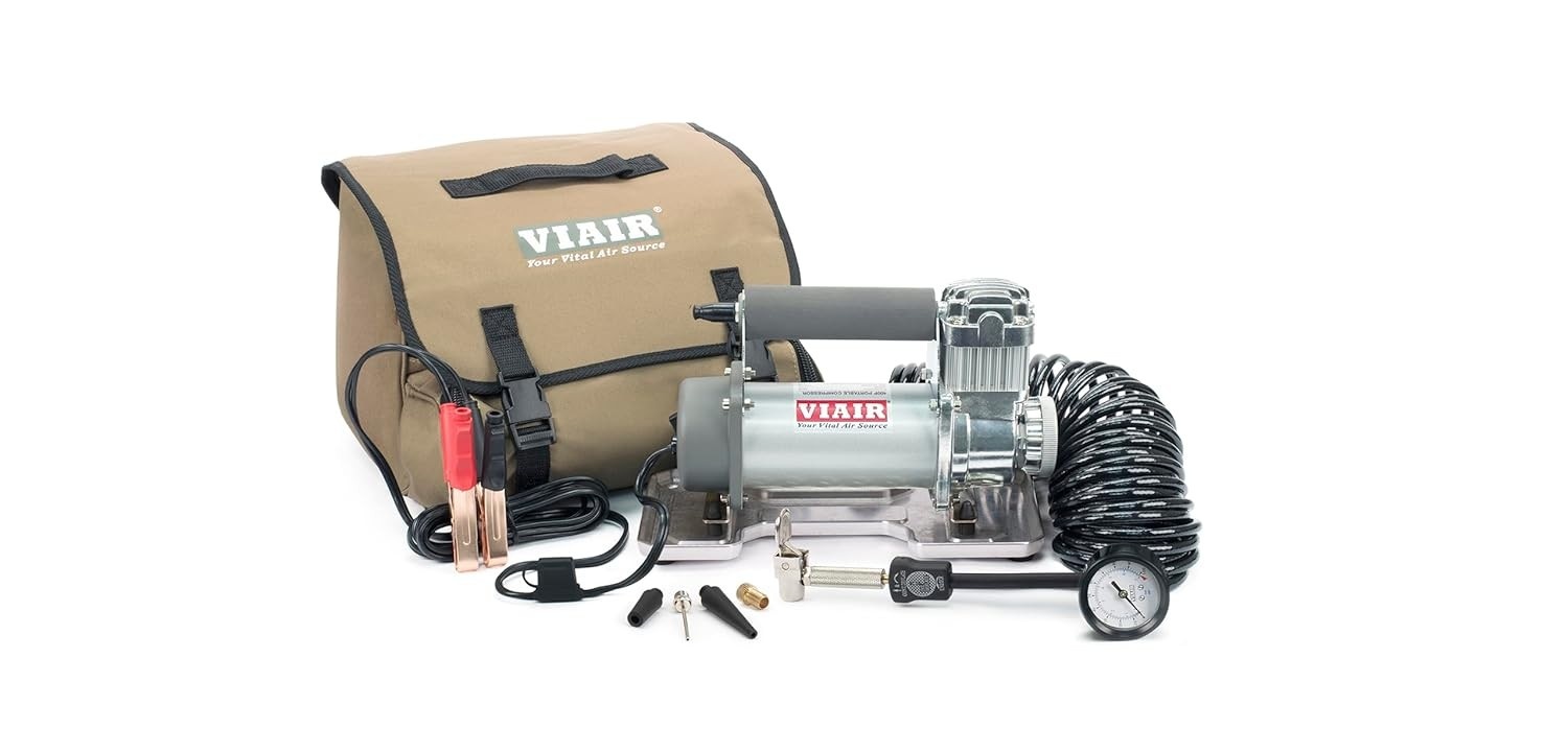 Compressor de Ar Portátil Viair 400P 12V - Potência e Confiabilidade para Seu Veículo
