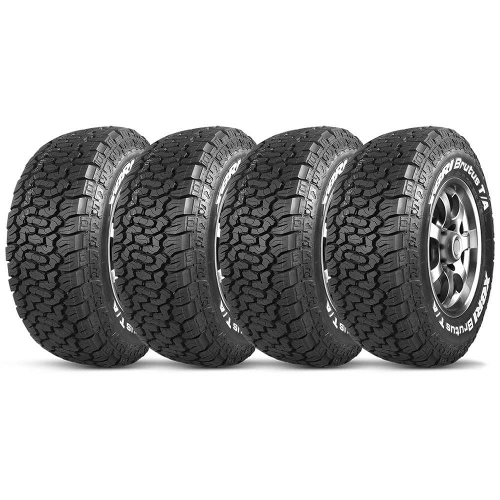 Kit 4 Pneus Xbri Brutus T/A Aro 18 265/65R18 10PR: Aventura e Durabilidade para Seu Veículo