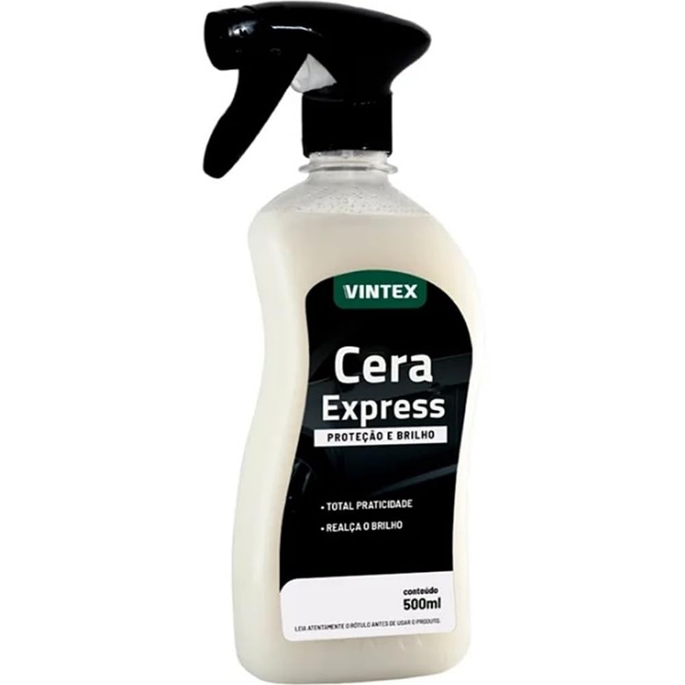 Carnaúba Express Vintex Spray 500ml: Brilho Intenso e Proteção Duradoura para seu Veículo!