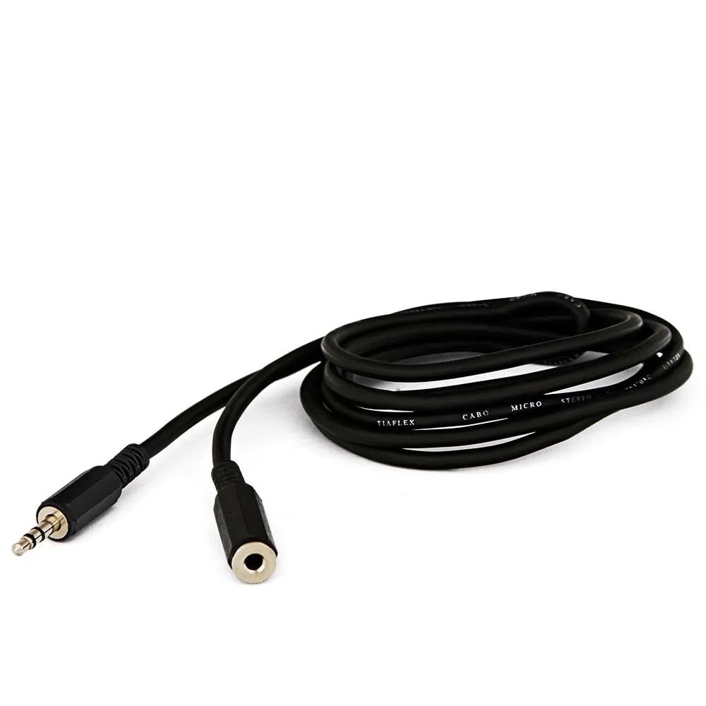 Cabo Extensor P2 MD9 3 Metros: Amplie Seu Som com Liberdade e Qualidade