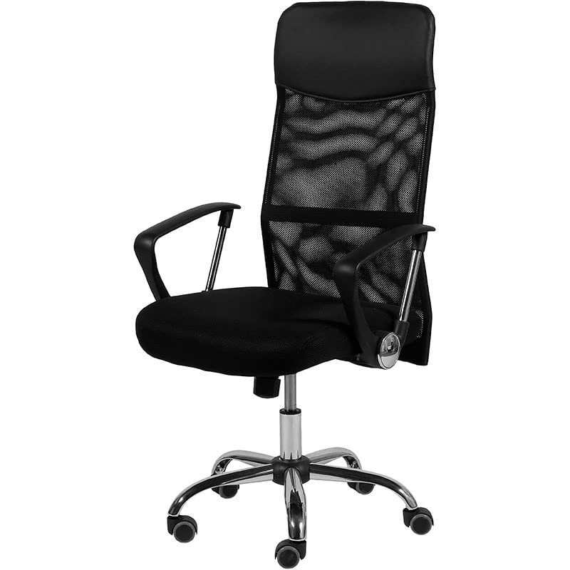 Cadeira Presidente Ergonômica Giratória Preta OR DESIGN 3307 | Conforto e Estilo para seu Ambiente