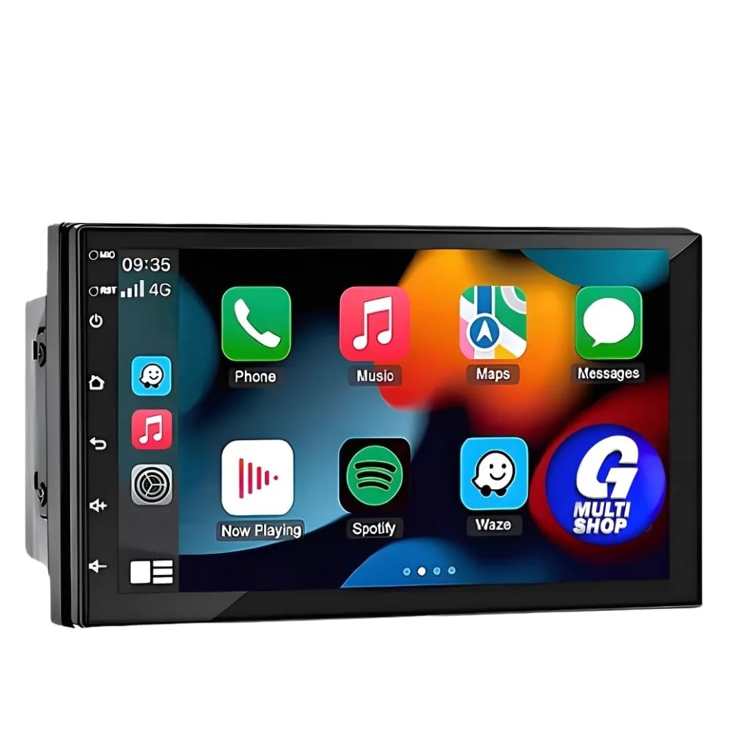 Central Multimídia Android 12 2 Din 7" Wifi GPS Bluetooth - Transforme Seu Carro!