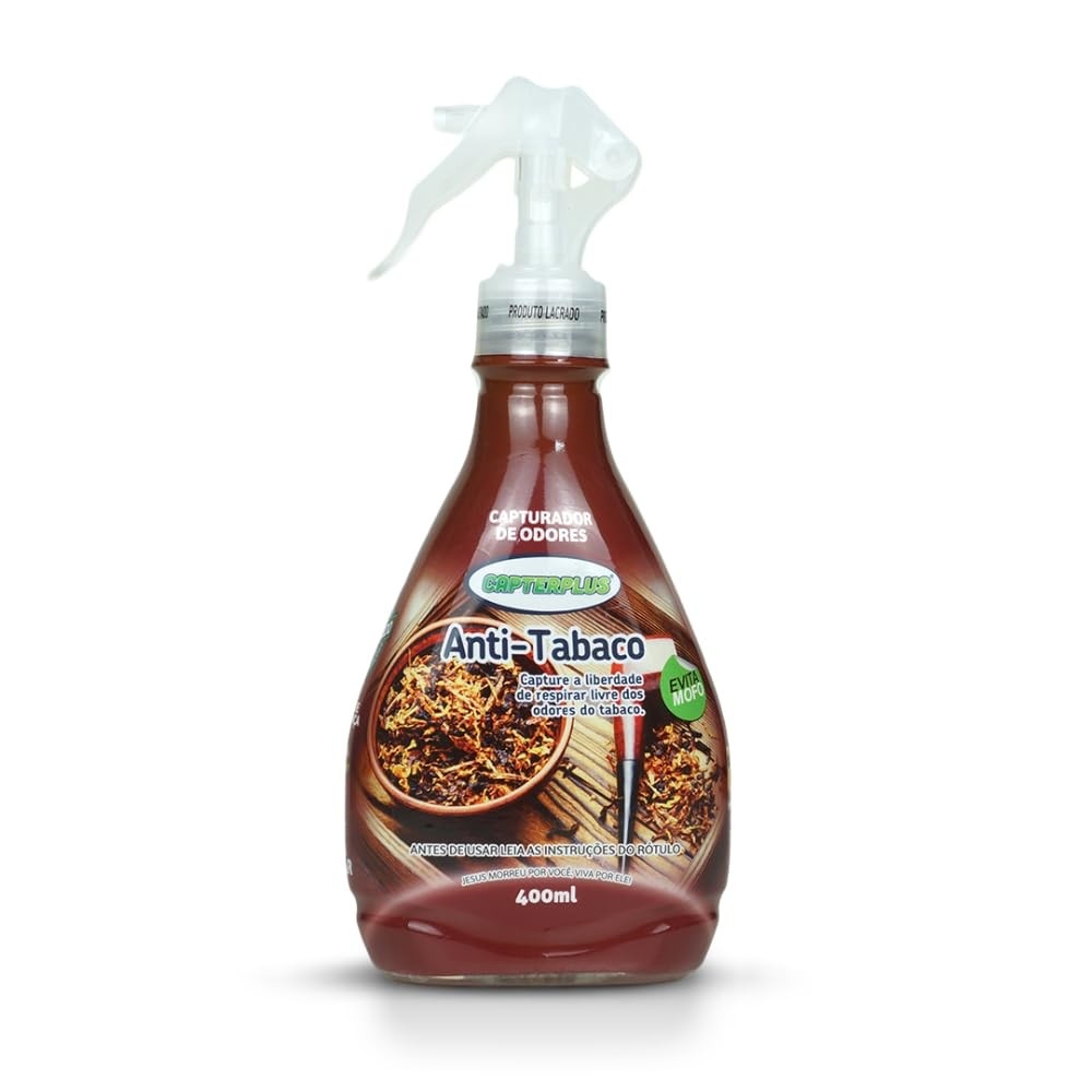 Capterplus Anti Tabaco 400ml: Elimine Odores de Cigarro e Deixe Seu Ambiente Fresco
