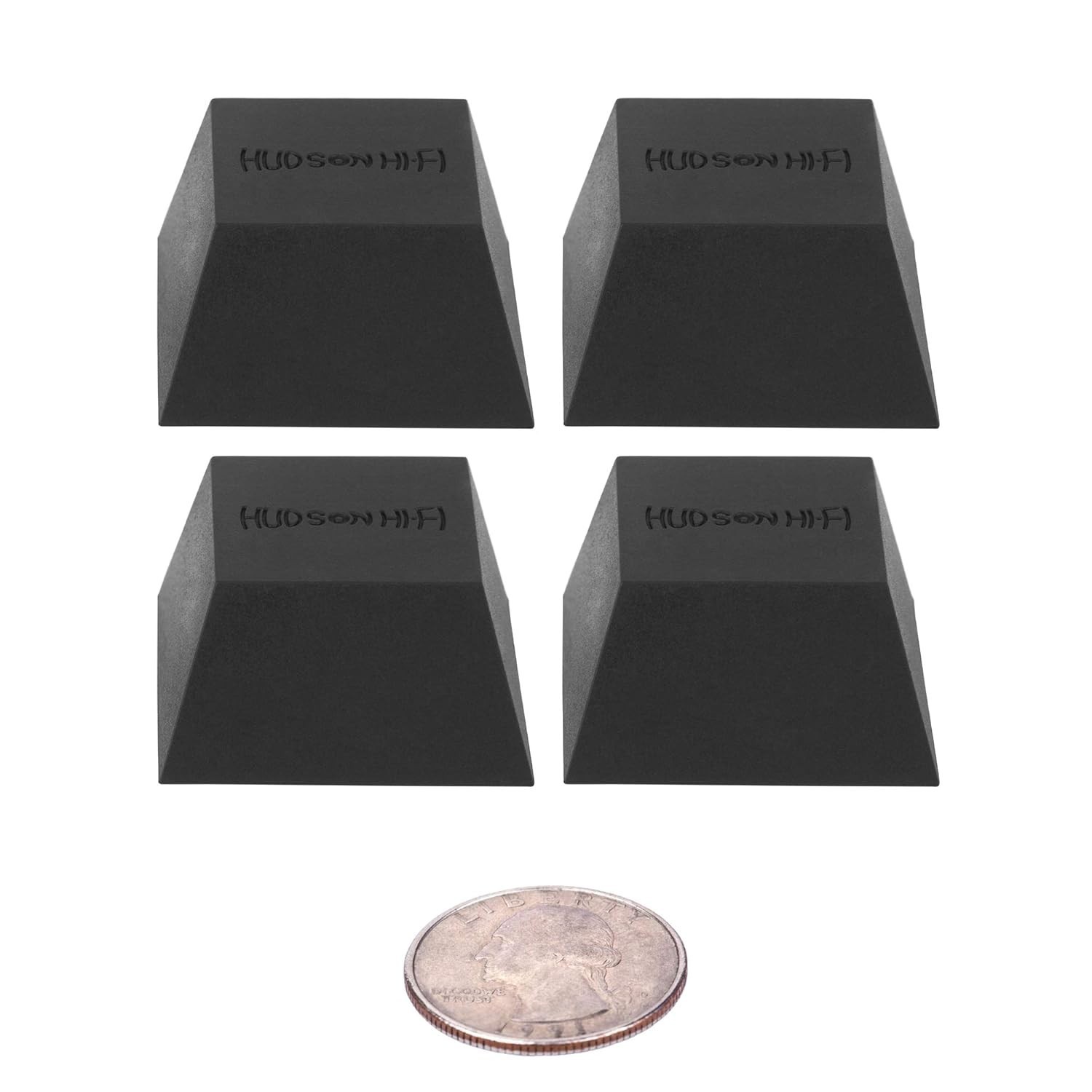 Pés de Isolamento IsoBlock Hudson Hi-Fi: Silenciosos e Precisos para Seu Equipamento de Áudio