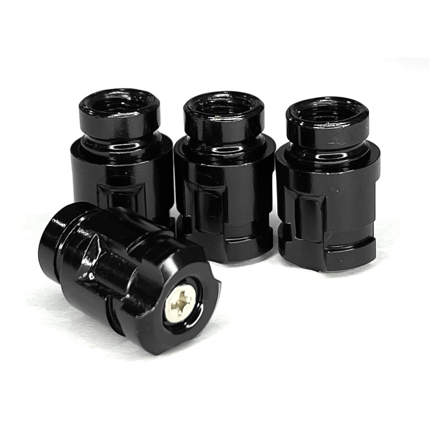 Tampas de Válvula de Pneu Universais Vermelhas - Proteção e Estilo para Seu Carro