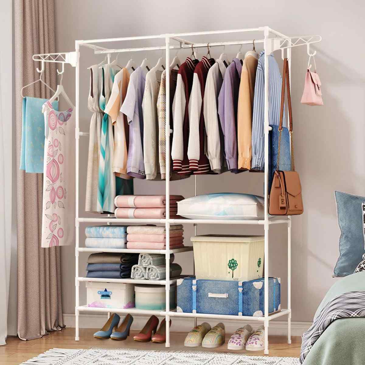 Arara Armário com Sapateira e Cabideiro em Branco – Organize seu Espaço com Estilo
