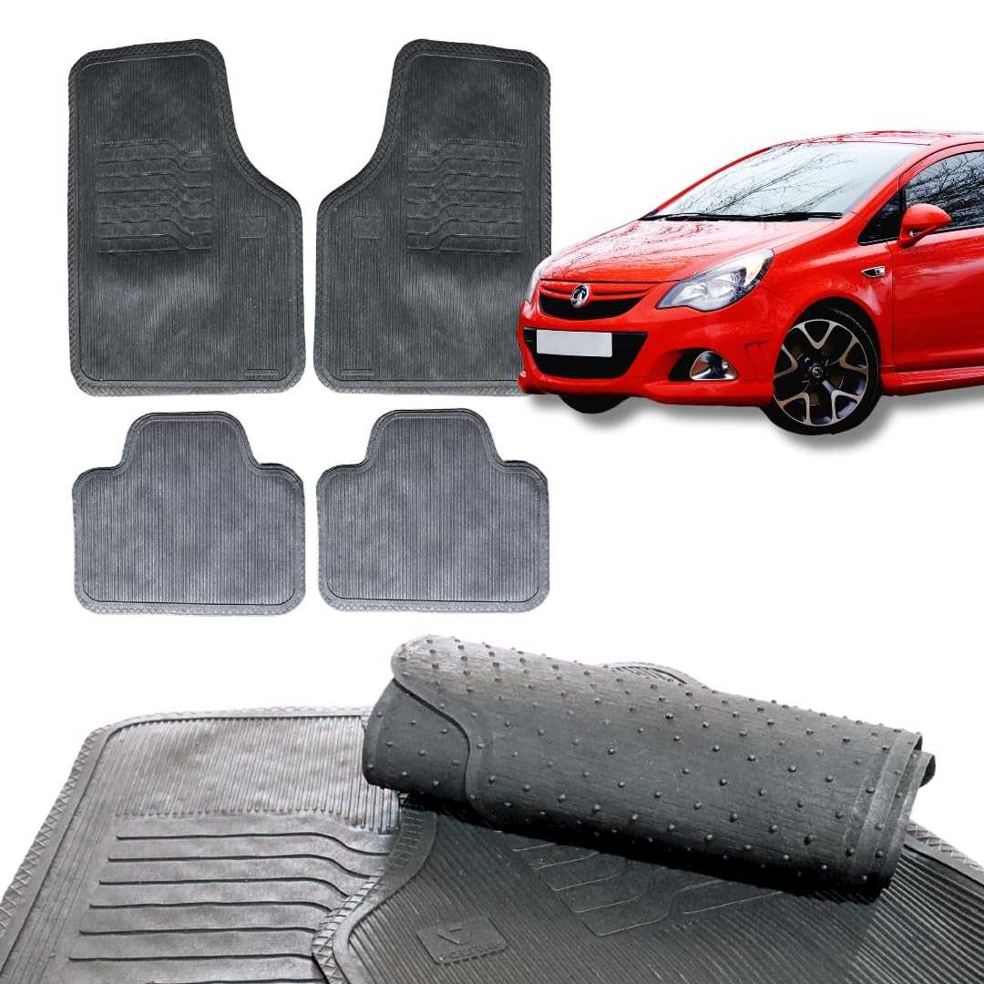 Tapete Universal Emborrachado PVC 4 Peças Preto: Proteção e Estilo para Seu Carro