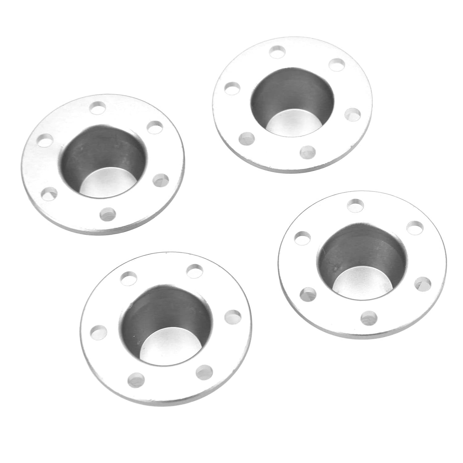 Hub de Roda Domary em Liga de Alumínio: Proteção e Estilo para seu SCX6 JLU (Prata)