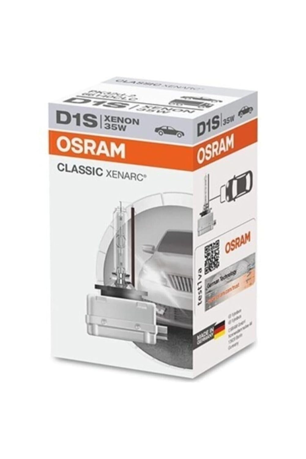 Lâmpada Xenon Osram Xenarc Classic D1S 4300K - Iluminação Original para Seu Carro