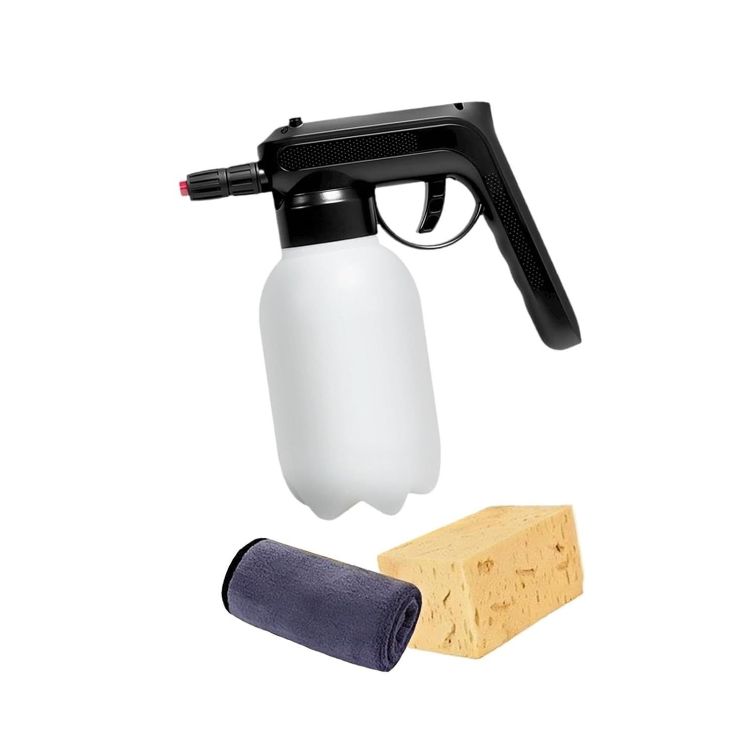 Pulverizador de Espuma Elétrico Portátil 1.5L: Limpeza Profunda e Fácil para seu Carro e Casa