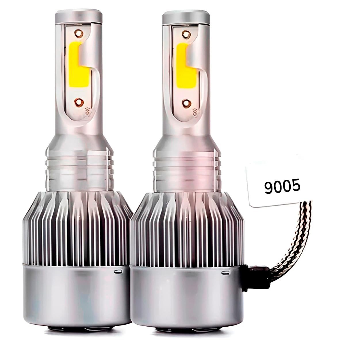Par de Lâmpadas Full LED 9005: Iluminação Potente e Moderna para Seu Carro