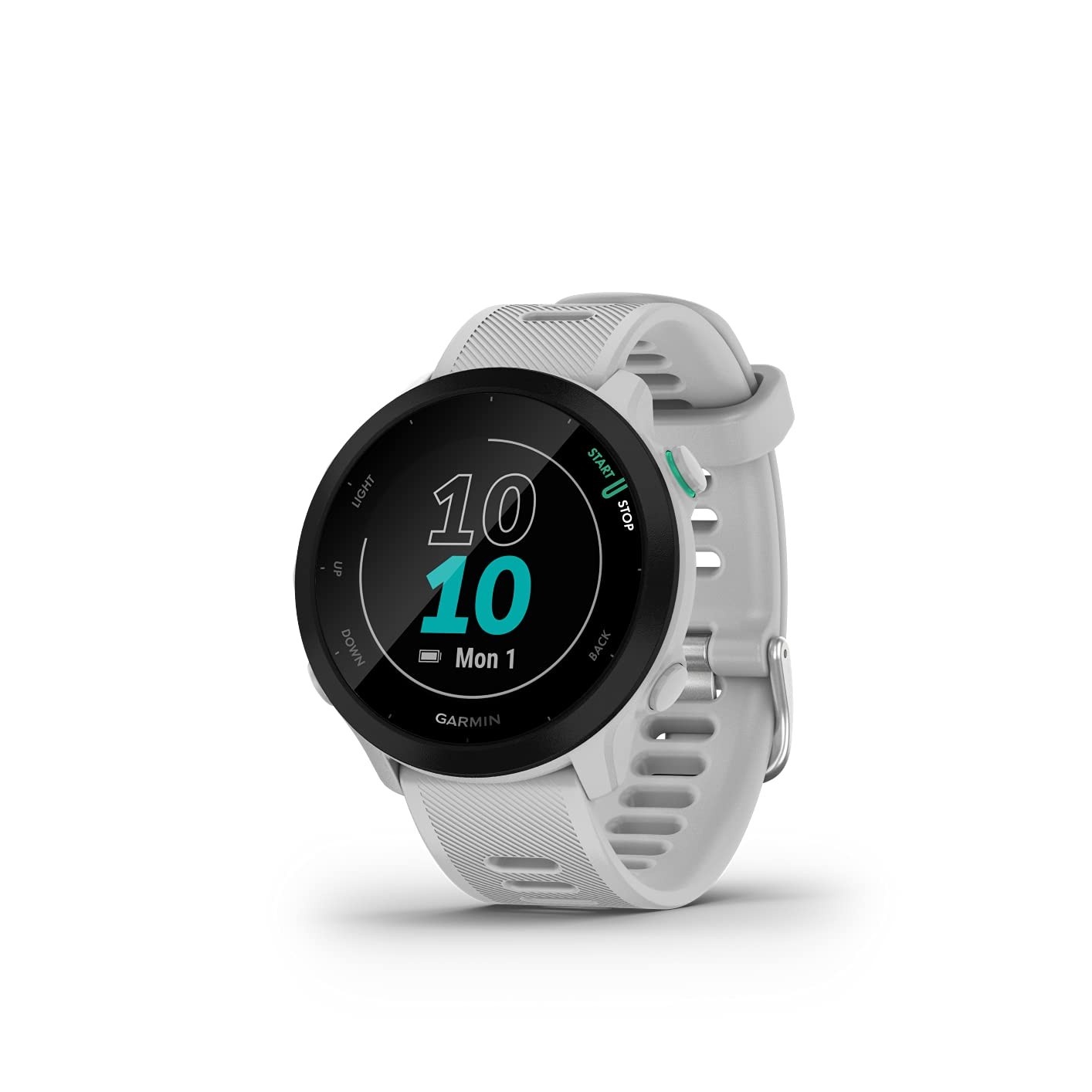 Relógio Garmin Forerunner 55 Branco: Seu Parceiro de Corrida com GPS e Monitor Cardíaco