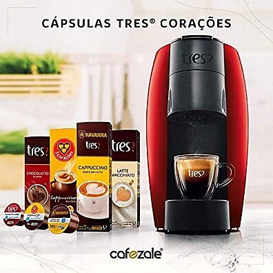 Três Corações: 60 Cápsulas Cremosas para seu Café