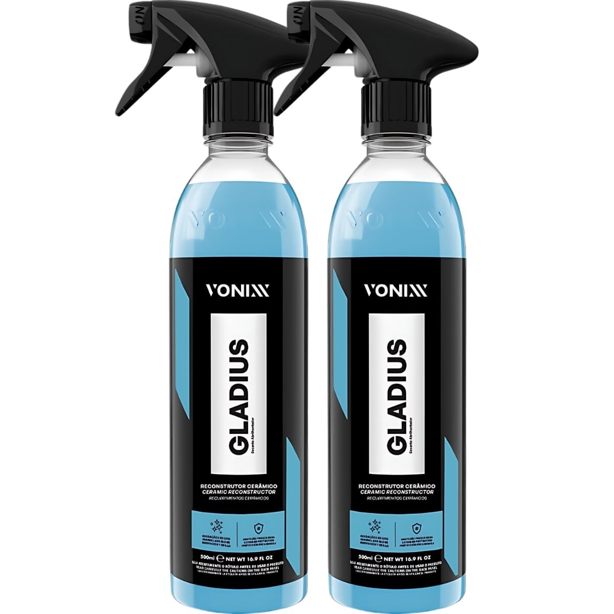 Kit 2x Vonixx Gladius: Revitalize o Brilho e Proteção Cerâmica do seu Carro