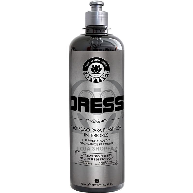 Revitalizador de Plásticos Internos Easytech Dress 500ml: Renove e Proteja seu Carro!