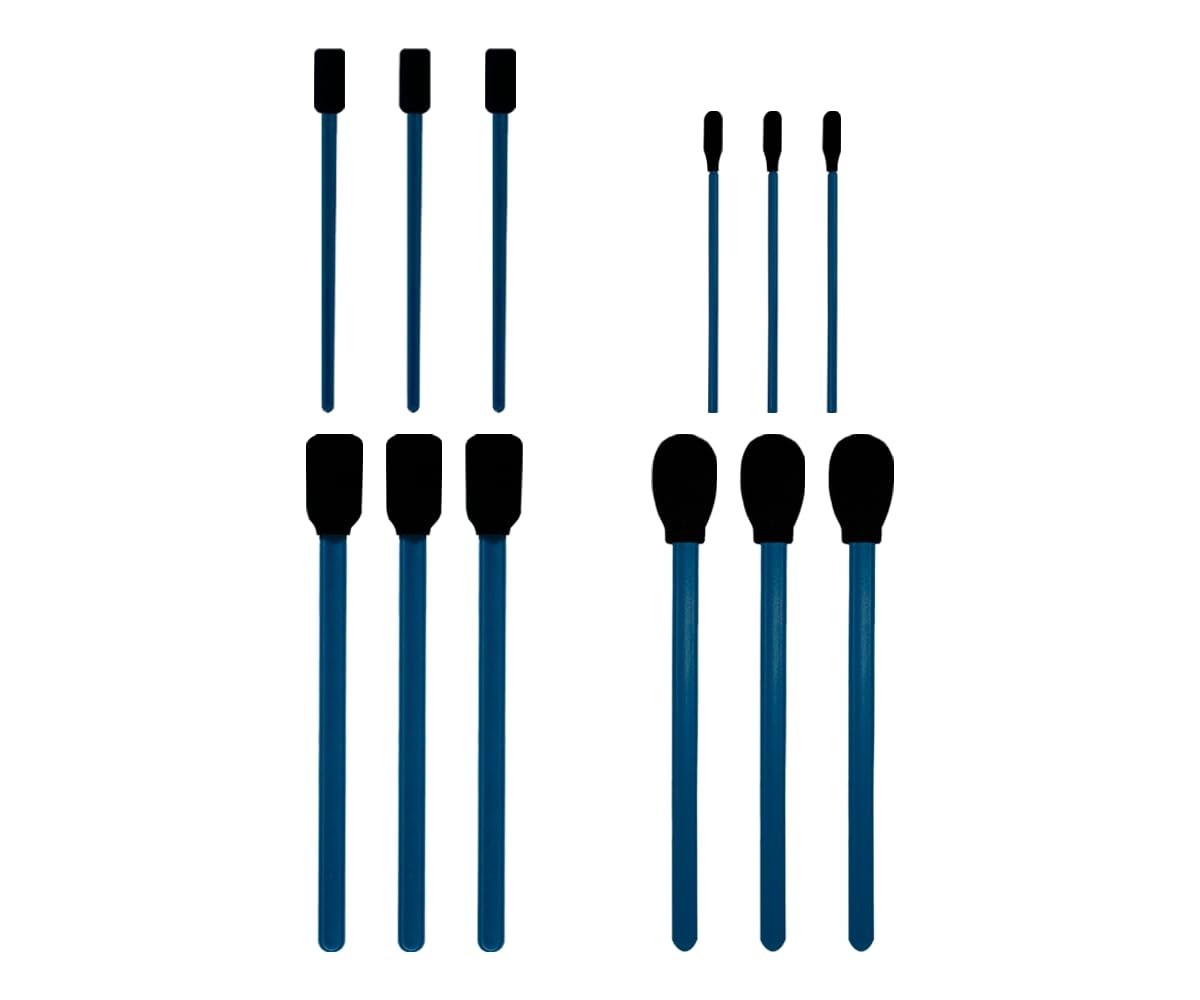 Kit 12 Mini Sticks de Limpeza e Detalhamento Automotivo Vonixx: Precisão para seu Carro!