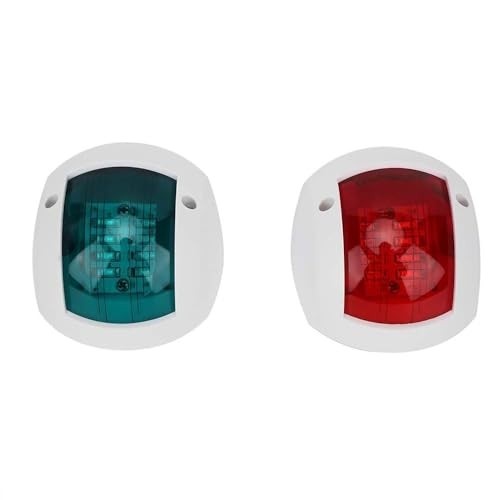 Luz de Navegação LED 3W Chiffonade: Segurança e Visibilidade para seu Barco (Vermelha/Verde)