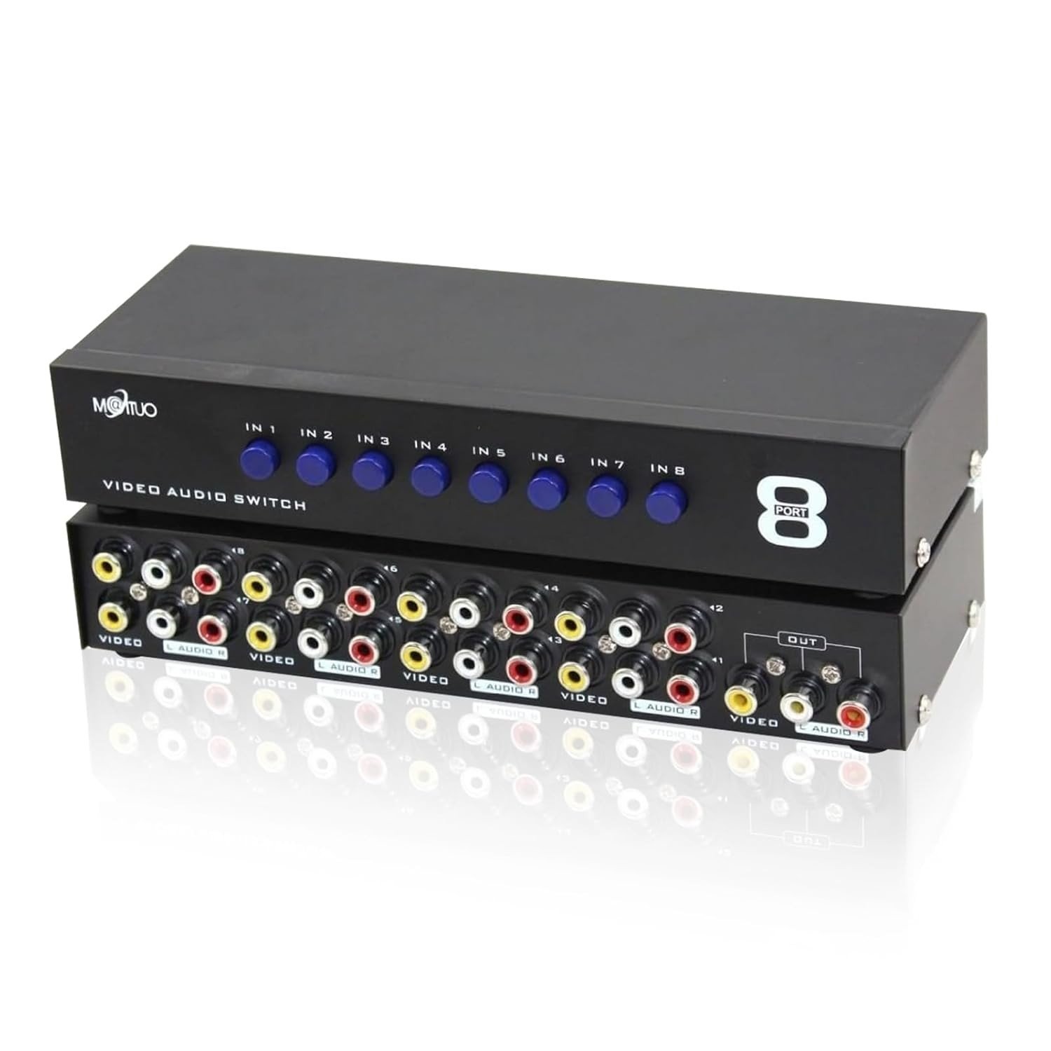 Seletor RCA 8 em 1 E-SDS: Conecte Seus Consoles e Dispositivos com Facilidade!