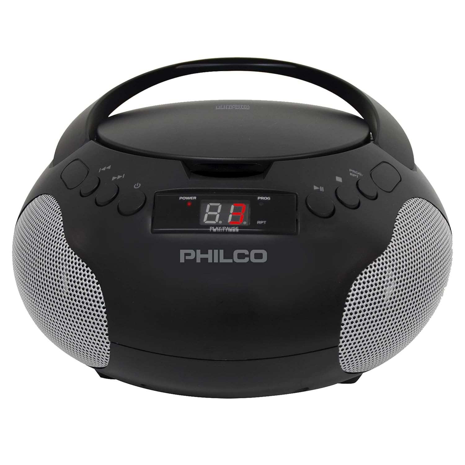 Philco Boombox Portátil: Reviva seus CDs com Som Estéreo e Rádio AM/FM