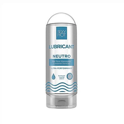Sexy Hot Lubricant: Gel de Massagem Neutro 200ml