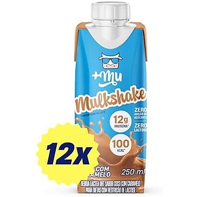 Shake Proteico Coco Caramelo +Mu - Pack 12x250ml