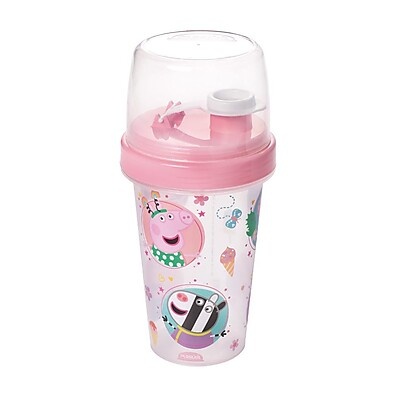Shakeira Peppa Pig 320ml: Lanche Divertido e Seguro!