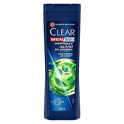 Shampoo Anticaspa Clear Men 400ml: Controle e Alívio da Coceira