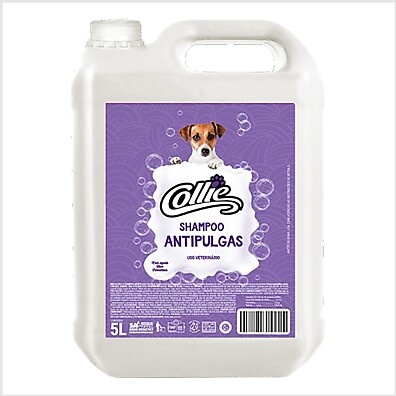 Shampoo Antipulgas Vegano Collie: 5L de Proteção!
