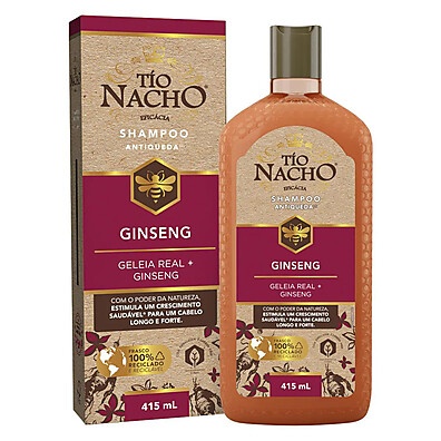 Shampoo Antiqueda Ginseng Tio Nacho: Cabelos Fortes!