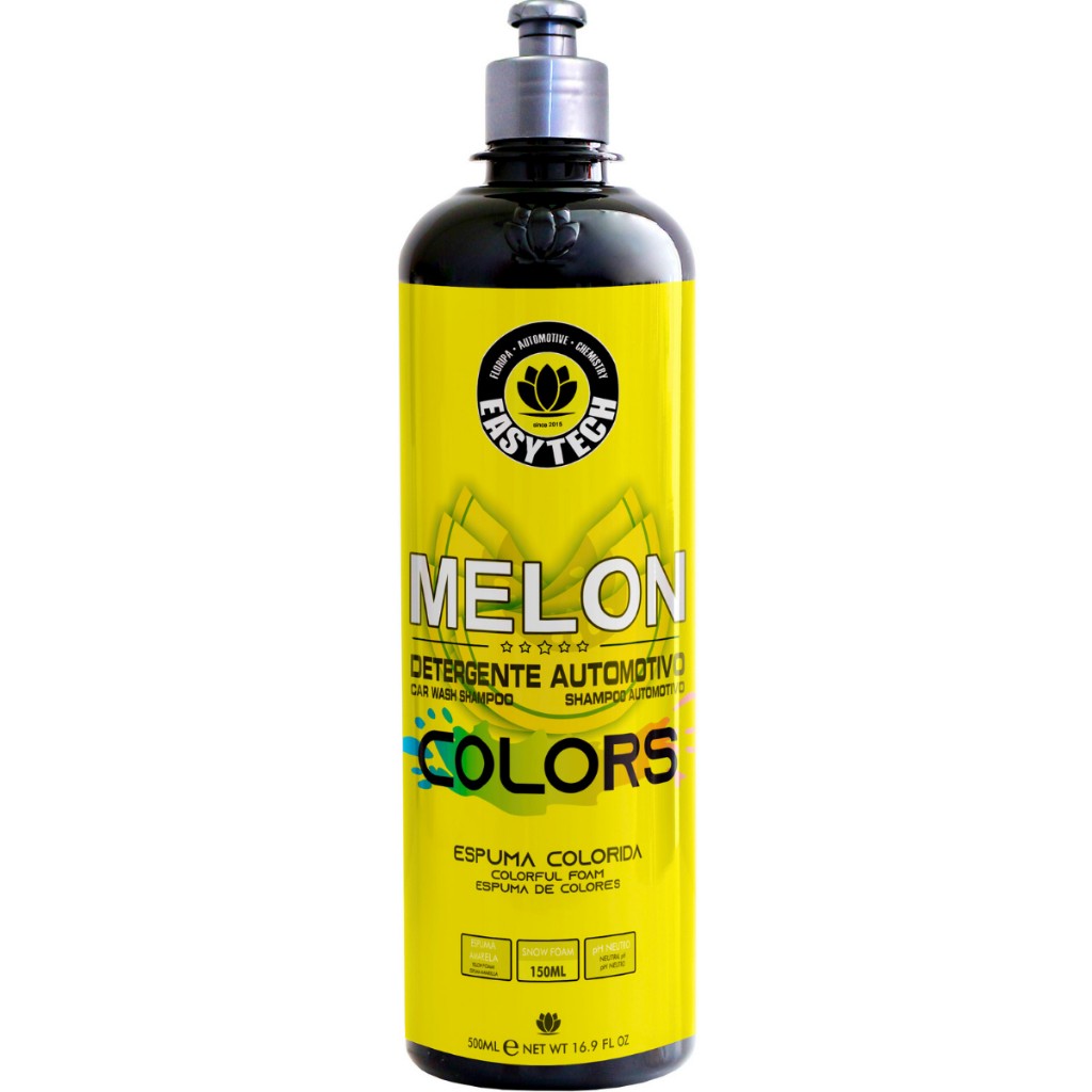 Shampoo Automotivo Melon Colors: Espuma Amarela!