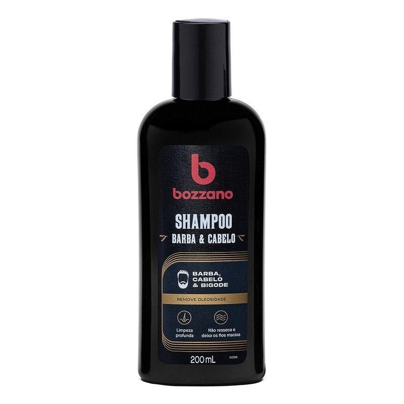 Shampoo Bozzano 3 em 1: Cabelo, Barba & Bigode