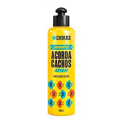 Shampoo Chikas Acorda Cachos 300ml – Hidratação sem Ressecar
