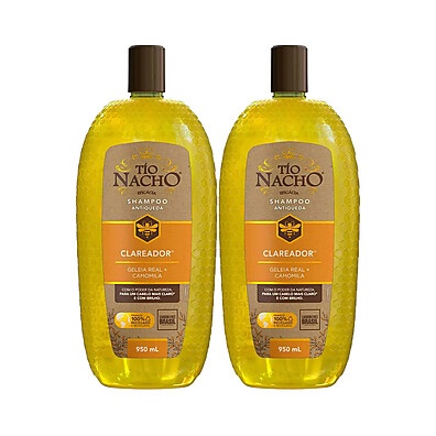 Shampoo Clareador Tio Nacho 950ml – Hidrata e Ilumina os Fios
