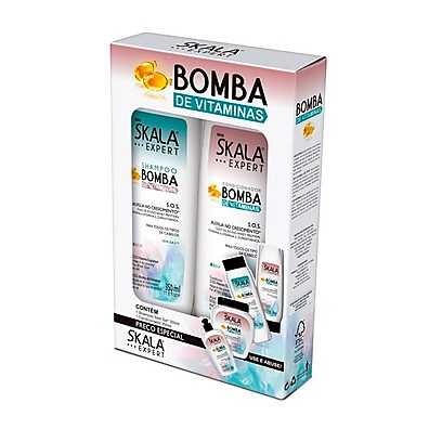 Shampoo + Condicionador Skala Bomba de Vitaminas – Hidratação Explosiva!