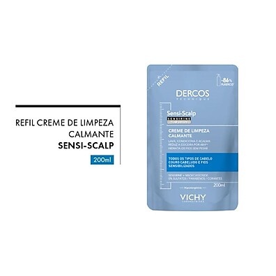 Shampoo Dercos Vichy Sensi-Scalp 200ml – Alívio Instantâneo para Couro Cabeludo Sensível