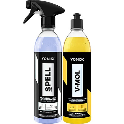 Shampoo Desincrustante Remove Barro e Lama + Spell Selante 500ml Vonixx
