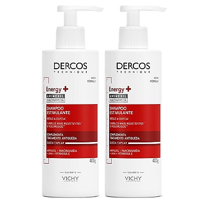 Shampoo Estimulante Vichy Dercos 400g – Combate à Queda!