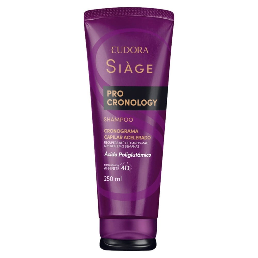 Shampoo Eudora Siàge Pro Cronology: Revitalize Seus Cabelos