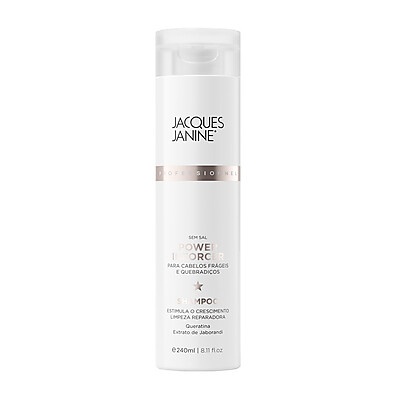 Shampoo Jacques Janine Power Inforcer 240ml: Combate à Queda Capilar