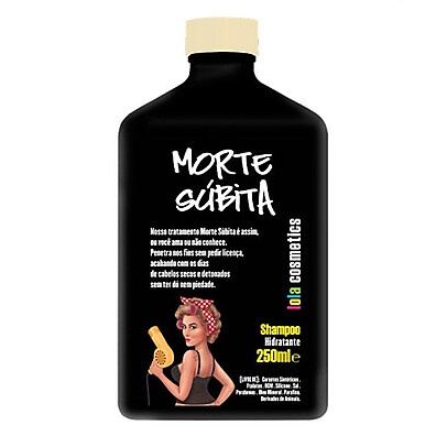 Shampoo Lola Morte Subita: Hidratação e Detox Capilar