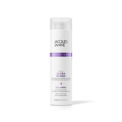Shampoo Matizador Jacques Janine: Loiro e Grisalho Radiantes