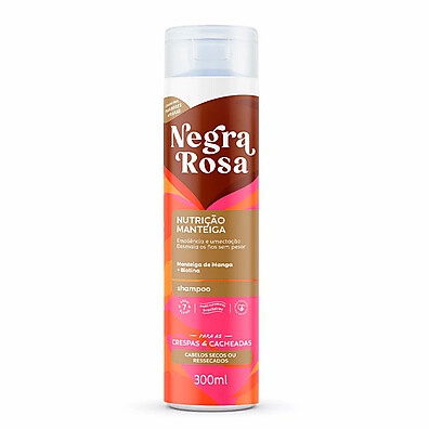 Shampoo Negra Rosa Nutrição Manteiga: Cachos Radiantes!