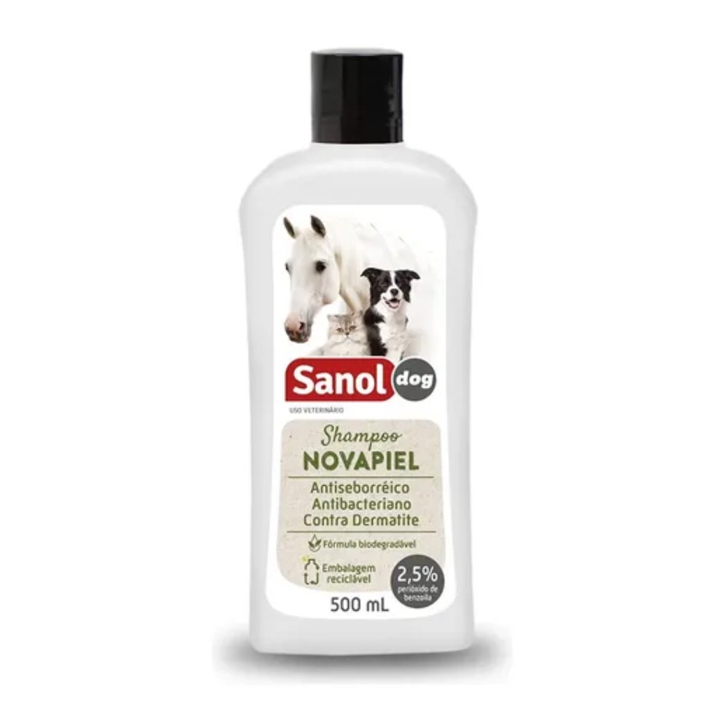 Shampoo Novapiel Sanol Dog: Alívio para Peles Sensíveis